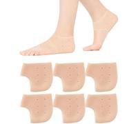 MYGLOAR 3 paia di cuscinetti in silicone per la protezione del tallone, cuscinetti in gel per il tallone, adatti per speroni calcaneari, fascite plantare, dolore al tallone, crepe al tallone