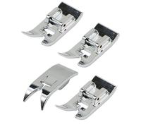 MYGLOAR Confezione da 4 Piedini universali per Macchina da Cucire, Piedino per Cucitura Dritta, Piedino per Zigzag, Accessori multifunzionali per Tutte Le Macchine da Cucire a Gambo Basso