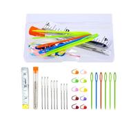 MYGLOAR Set da 26 Aghi per Ricamo e Cucito a Mano - 4 Misure con Cruna Grande per Lana, Lavoro a Maglia, Rammendo