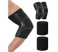 MYGLOAR Set di 4 bendaggi per Gomito da Uomo e da Donna, bendaggi da Polso, bendaggi per Gomito da tennista, Braccio da Golfista, bendaggi per Gomito per Sollevamento Pesi e Altri Sport