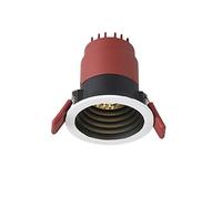 MYGZNDDEV 7W12W Ultra Bright Commercial Ceiling LED Downlight Spot Lighting Round Recessed Indoor Panel Lamp Downlamp Aluminum Anti-Dazzle Ceiling Lamp Fixture for Villa Fittings(White Light,7W)