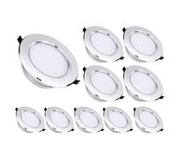 MYGZNDDEV LED Brushed Face Mask Recessed Downlight LED Ceiling Light Spotlight Panel Light 7W, 9W, 12W, 15W Decorative Lighting for, Corridors, Living Rooms, Bedrooms Fittings(15w,Neutral light)