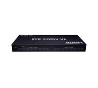 MyHaing Commutatore a matrice HDMI 8×8, 4K a 60Hz, 3D, controllo RS232