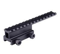 MyHaing Costruzione in Metallo QD Long Riser 20mm Mount Base Adapter per l'estensione a 20mm Mount P/W Stile Guida Ferrovia Rail