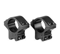 MyHaing Una Coppia di Anelli di Montaggio dell'ambito 25,4 mm Supporto Ottico del mirino Base a Coda di Rondine per P/W Stile Guida Binario 11MM Sella Bassa