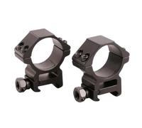 MyHaing Una Coppia di Anelli di Montaggio per cannocchiale da 30 mm Staffa per mirino Ottico Base a Coda di Rondine da 20 mm Sella Bassa per Uso intensivo