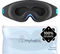 MyHalos® Mascherina per Dormire Seta - Maschera per Sogni Lucidi e Notte, Copri