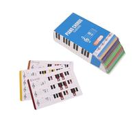 Myhoomowe Accordi di pianoforte Carte Flash per 120 Accordi, Divertenti Schede Flash Educative per Pianoforte, Studenti di Musica