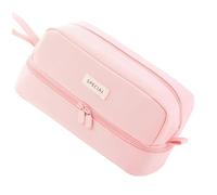 Myhoomowe Astuccio Grande di Grande Capacità, Astuccio per Penne, con 2 Scomparti per Ragazze, Ragazzi, Adolescenti, Studenti Delle Scuole, Adulti, Rosa
