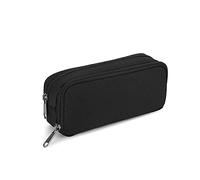Myhoomowe Astuccio per matite di grande capacità, borsa di stoccaggio Oxford, borsa per pennarelli, borsa di cancelleria semplice, organizer per ufficio scolastico, nero