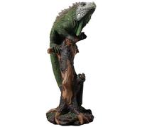 Myhoomowe Statua di Animali Selvatici, Figura di Lucertola nel Resina, Ornamento da Giardino Esterno per Veranda con Prato nel Patio