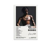 MYHRDF Rodeo - Poster artistico da parete con Travis Scott, impermeabile, multifunzionale, per casa e ufficio, resistente ai raggi UV, senza cornice, stile 20 x 30 cm