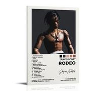 MYHRDF RODEO - Poster da parete con motivo Travis Scott, impermeabile, multifunzionale, per casa e ufficio, resistente ai raggi UV, senza cornice, stile 60 x 90 cm