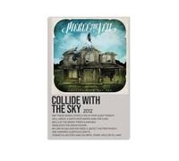 MYHRDF Stampa artistica da parete con Pierce The Veil Collide with The SkyLiving, impermeabile, multifunzionale, su tela, resistente ai raggi UV, senza cornice, stile senza cornice, 50 x 75 cm