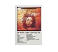 MYHRDF The Miseducation of Lauryn HillLiving Room Wall Art - Tela impermeabile multifunzionale per casa e ufficio, resistente ai raggi UV, senza cornice, stile 30 x 45 cm