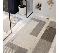 MYIESAXL Tappetino da Bagno Tappeto Antiscivolo in PVC Tappeto luffa per Doccia Interna Tappeto Lavabile Tappeto da Bagno Traspirante per Aree umide （50x120 cm）