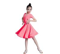 MYIESAXL Vestito da Ballo Latino per Ragazze, Costumi da Ballo da Sala, Vestito da Competizione Diviso, Set di Abbigliamento per Spettacoli, Abito da Ballo Moderno