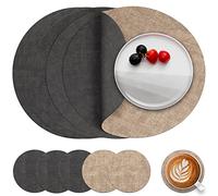 Myir JUN Tovagliette Americane Colazione Lavabili e Sottobicchieri Set di 6