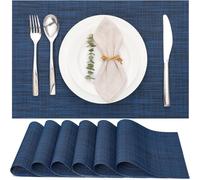 Myir Tovagliette Americana Plastica Lavabili, Set Di 6 Tovagliette Non-Scivolose