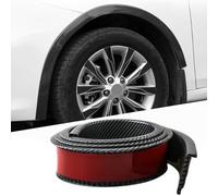 MYJDML 4 Pezzi Auto Ruota Sopracciglio Trim Striscia per Land Rover Evoque, Anti-collisione per Protezione Passaruota Auto Cerchione Sopracciglio Protezione,A
