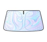 MYJDML Parasole Auto per Land Rover Freelander Hard Top 2000-2006, Copertura Parabrezza Pieghevole con Protezione UV e Isolamento Termico per Interni Auto,A-M