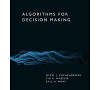 Mykel J. Kochenderfer Tim A. Whee Algorithms for Decision Mak (Copertina rigida)