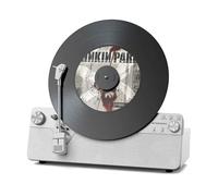 MYKESONIC Giradischi automatico verticale Bluetooth, giradischi in vinile con trasmissione a cinghia, cartuccia magnetica AT-3600L, ingresso e uscita Bluetooth, altoparlanti stereo Hi-FI, uscita RCA,