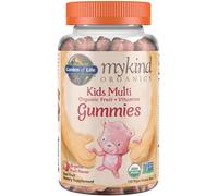 Mykind Organics Kids Multi Gummies, gusto frutta biologica - 120 orsetti gommosi vegani