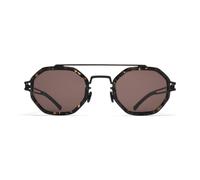 Mykita Arturo Occhiali Da Sole Unisex Nero Rotondo Marrone 50mm