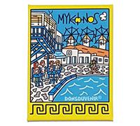 MYKONOS GRECIA CALAMITA DA FRIGO. MODELLO: ISOLA DI MYKONOS
