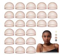 MYKURS Cappucci HD per Parrucche da Donna, Cuffia Parrucca Donna Marrone Scuro, Rete per Capelli, 24 Pz