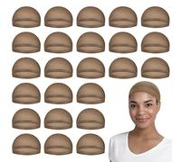 MYKURS Rete per Parrucca Donna, Copri Capelli per Sotto Parrucca, Marrone Chiaro 24 Pezzi