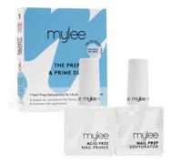 Mylee Duo Nail Prep e Prime - Deidratatore e Primer Senza Acidi per Unghie Gel - Aumenta l'Adesione, Previene Sollevamento e Scheggiature - Preparazione Professionale per Manicure Gel di Lunga Durata
