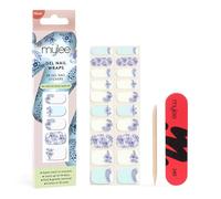 Mylee Gel Nail Wraps Stickers [Amalfi Dreams] - Unghie Gel Adesive Pre-Polimerizzate per Manicure Istantanea, Lampada Non Necessaria, Ultra Resistenti, Lunga Durata, Facili da Applicare