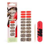 Mylee Gel Nail Wraps Stickers [Wild Things] - Unghie Gel Adesive Pre-Polimerizzate per Manicure Istantanea, Lampada Non Necessaria, Ultra Resistenti, Lunga Durata, Facili da Applicare