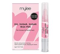Mylee Oh Sugar, Sugar Wax Pen + 20 strisce depilatorie, Ceretta senza calore con formula di zucchero, per rimuovere i peli superflui su corpo, viso e inguine, vegan e cruelty-free