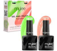 Mylee Set di Smalto Gel Semipermanente 2x10ml [Picnicking Duo]