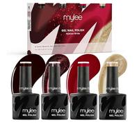 Mylee Set Smalto Gel Semipermanente 4x8ml [Nubian Bride] - UV/LED Nail Art Manicure Pedicure, Lunga Durata, per Uso Professionale e Domestico - Vegan & Cruelty Free