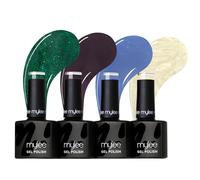 Mylee Set Smalto Gel Semipermanente 4x8ml [Top Of The Class] - In Session Collection - UV/LED Nail Art Manicure Pedicure, Lunga Durata, per Uso Professionale e Domestico [Autunno/Inverno 2025]
