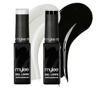 Mylee Set Smalto Semipermanente Liner Gel 2x7ml [Monochrome Canvas]