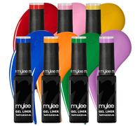 Mylee Set Smalto Semipermanente Liner Gel 7x7ml [Kaleidoscope Kit] Pennello per Nail Art Incorporato, Manicure e Pedicure UV/LED, Uso Professionale e Domestico, Lunga Durata e Facile da Applicare
