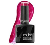 MYLEE - Smalto gel per unghie, 10 ml, UV/LED, per nail art, manicure e pedicure, soak-off, per uso professionale, in salone e a casa, gamma [Kiss The Season], con glitter fini, a lunga durata e facile