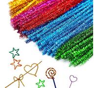MYLERCT - Detergente per pipa con glitter, 30 cm, colorato, per fai da te, pulitore per pipe, morbido filo di ciniglia, per il fai da te, può essere combinato in una varietà di forme