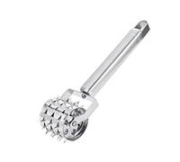 MYLERCT Martello per Carne 19 cm, Acciaio Inossidabile Argento Batticarne Martello, Tipo a Rullo Tenderizer per Carne, Utilizzato per Bistecche e Altre Carni Che Devono Essere Stagionate