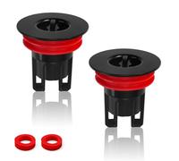 MYLERCT Scarico Doccia, 2 Pezzi Piletta Doccia a Pavimento con Guarnizione Magnetica, Adatto a Scarichi a Pavimento 28-45 mm
