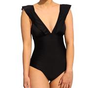MYLILY Costume da Bagno Mestruale con Volant | Costume Intero Donna per Il Nuoto e Terme | A Prova di Mestruazioni (XL)