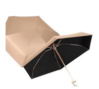 MYLLJBD Ombrello Mini Ombrello da Viaggio Pieghevole Ombrello da Sole Antivento Ombrello da Pioggia Forte Leggero Piccolo Ombrello Compatto delle Donne-nero-95cm