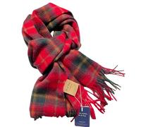 MYLLJBD Sciarpa Donna da Donna in Lana A Quadri Sciarpa Invernale da Donna Sciarpa Versatile da Uomo E da Donna Sciarpa Calda in Lana da Coppia 180 * 32 Cm-Grande Cog Red Green