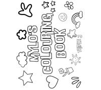 Mylo's Colouring Book: Personalised with Your Name on Every Page