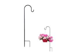 Myluatye Ganci da Pastore da Giardino,Gancio da Pastore per Esterni, Adatto per Appendere Gabbie per Uccelli, Lanterne, Cestini per Piante, Decorazioni Nuziali, 75cm